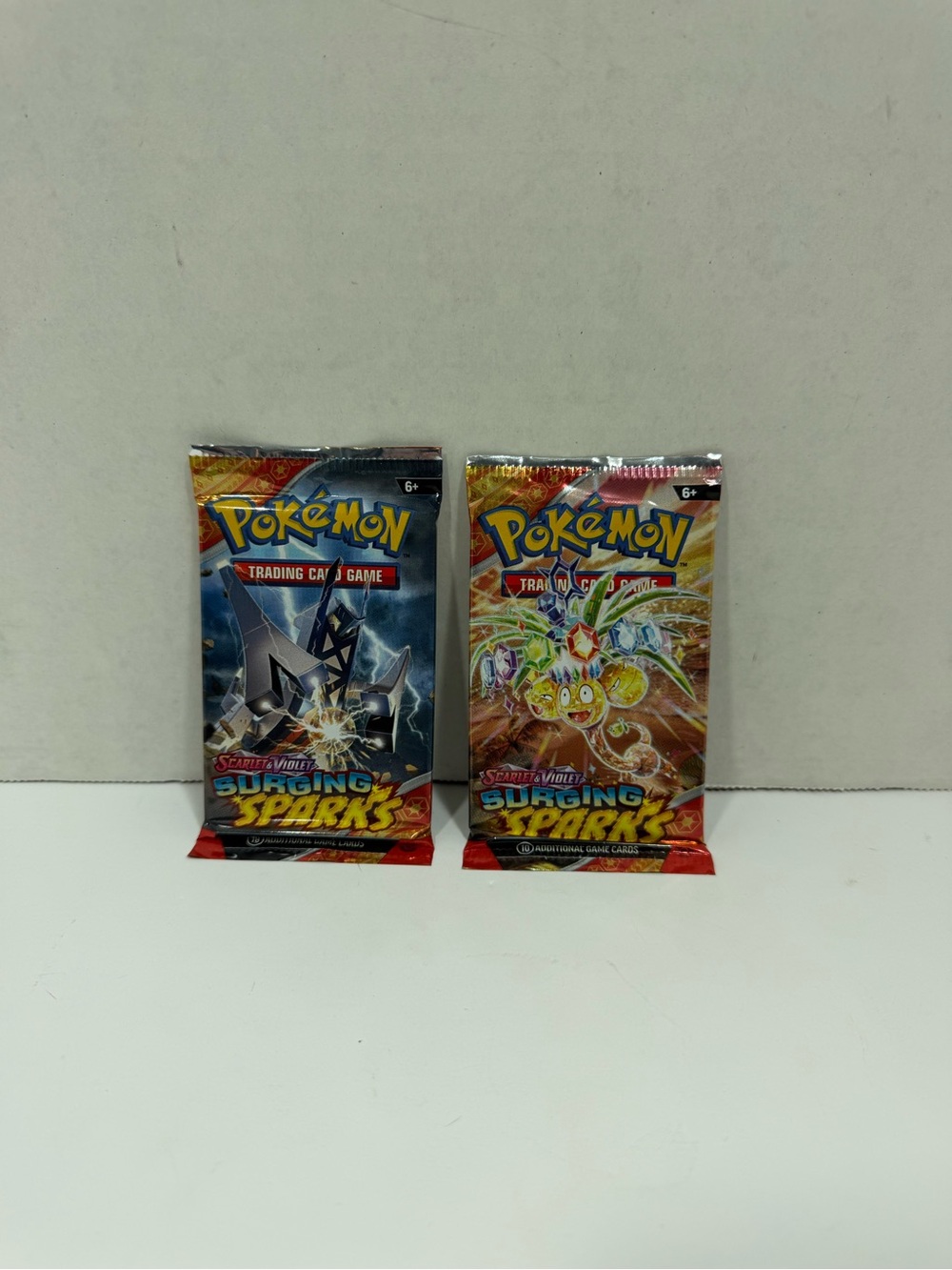Pokemon Surging Sparks Booster Packs x 2
